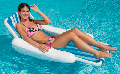 SunChaser Sling Style Floating Lounge Chair

                Molded Frame & Pontoon Design.
                Comfortable Woven Sling with Pillow, for Hours of Rest & Relaxation in the Pool...
                Quick & Easy Assembly
                SunChaser 10000 Provides Both Quality & Maximum Fun Value...
                Only from Swimline