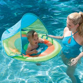 Buy the The Baby Spring Float with Sun Canopy at E-Z Test Pool Supplies, Inc!