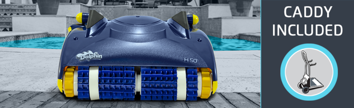 Dolphin H50 Pool Cleaner With Caddy