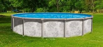 metal rolled-wall pool