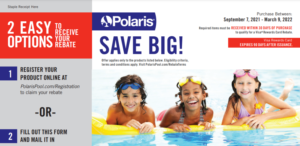 Purchase Polaris 3900 Receive 100 Rebate E Z Test Pool Supplies