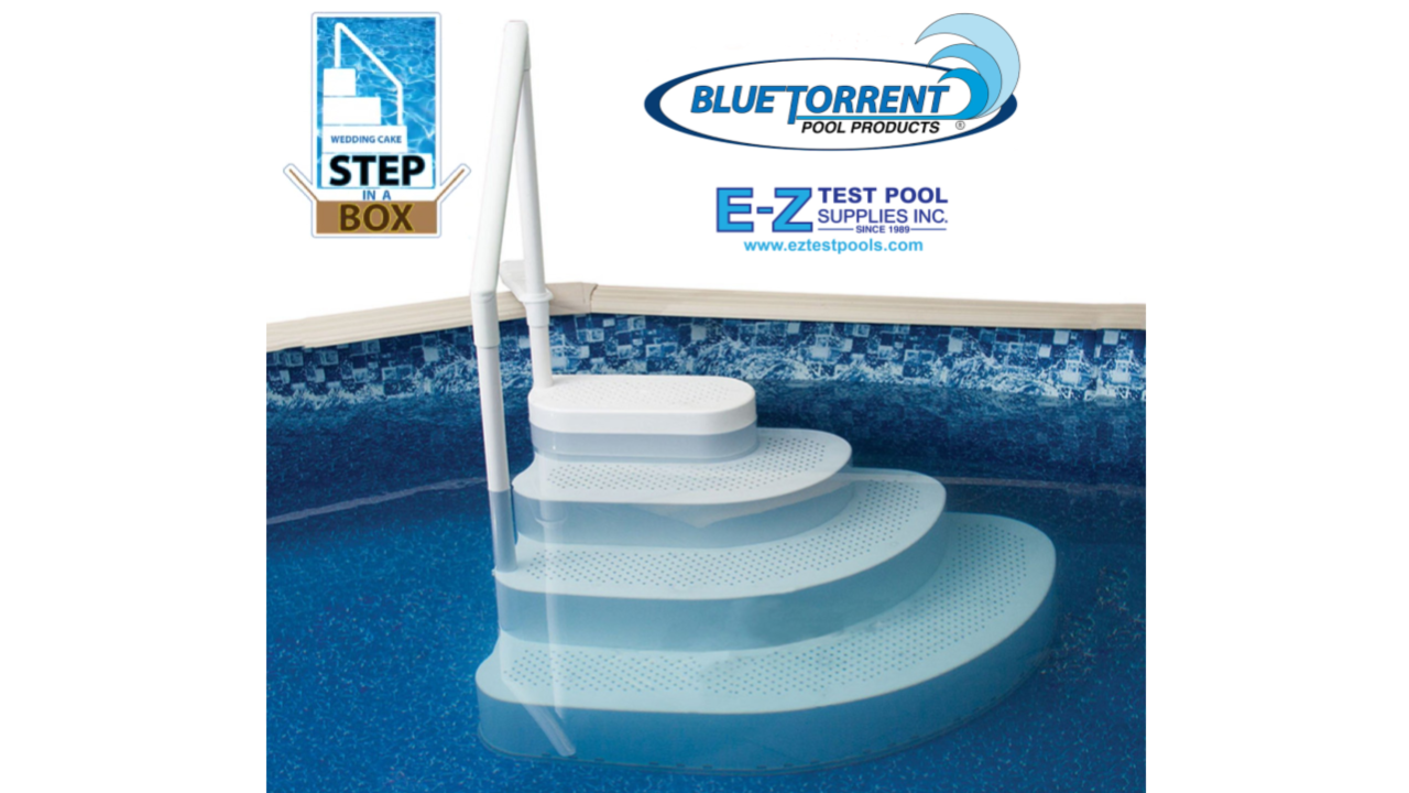 Blue Torrent Step-in-a-Box for Swimming Pools
